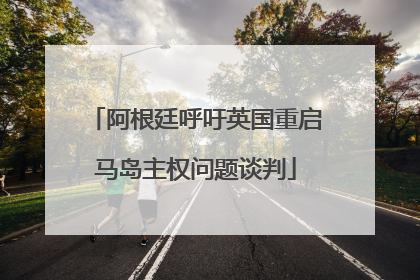 阿根廷呼吁英国重启马岛主权问题谈判