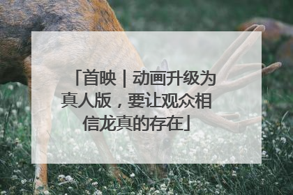首映｜动画升级为真人版，要让观众相信龙真的存在