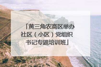 黄三角农高区举办社区（小区）党组织书记专题培训班