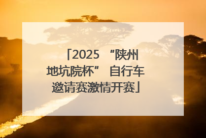 2025 “陕州地坑院杯” 自行车邀请赛激情开赛