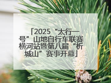 2025“太行一号”山地自行车联赛横河站暨第八届“析城山”赛事开幕