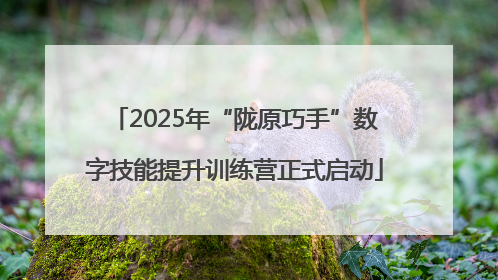 2025年“陇原巧手”数字技能提升训练营正式启动