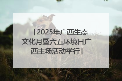2025年广西生态文化月暨六五环境日广西主场活动举行