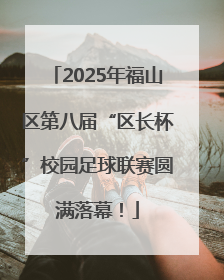 2025年福山区第八届“区长杯”校园足球联赛圆满落幕！
