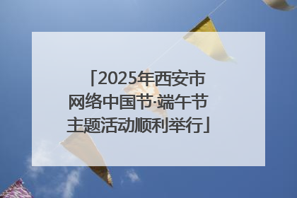 2025年西安市网络中国节·端午节主题活动顺利举行