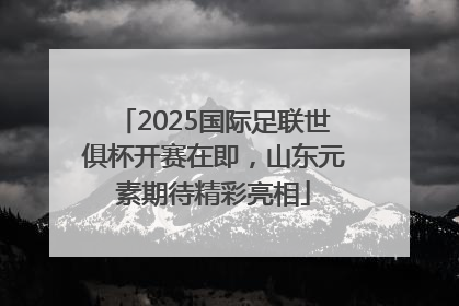 2025国际足联世俱杯开赛在即，山东元素期待精彩亮相