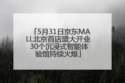 5月31日京东MALL北京首店盛大开业 30个沉浸式智能体验馆持续火爆